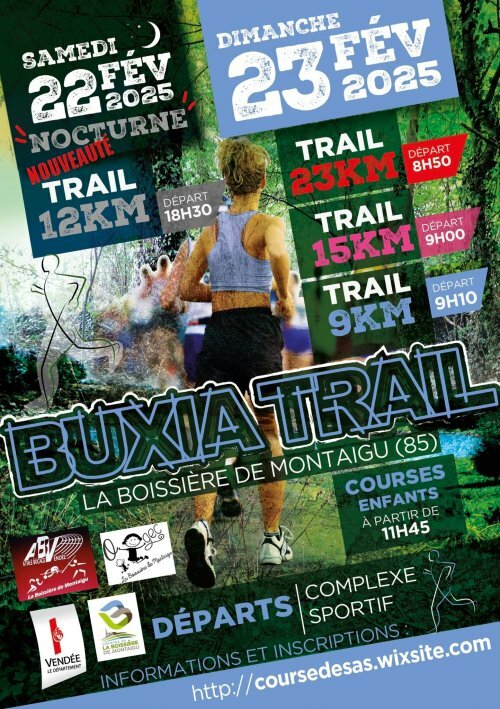Buxia Trail à la Boissière de Montaigu - Course Club